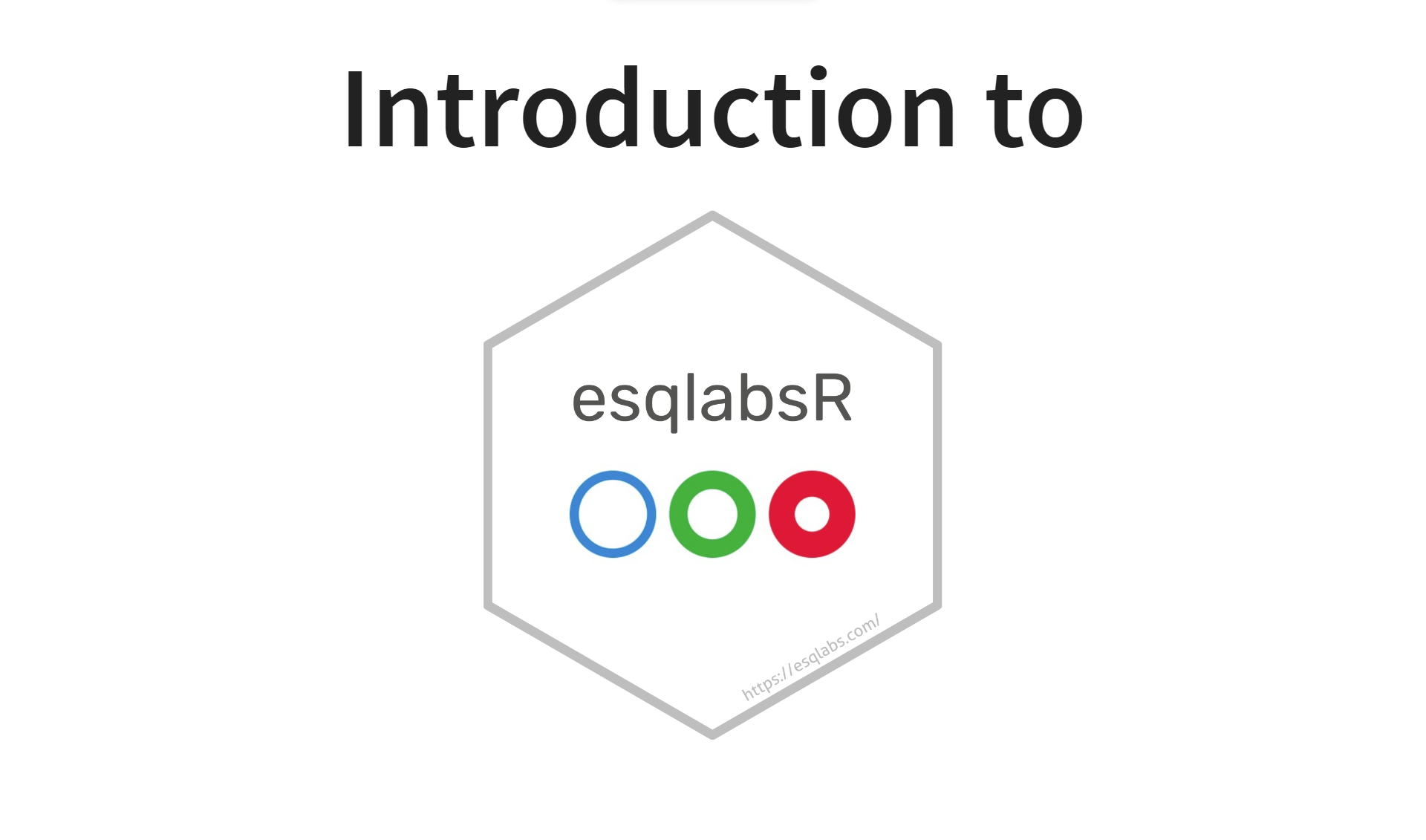 Introduction to esqlabsR